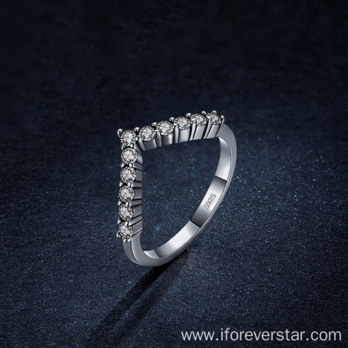 Hot Sale S925 Silver Rings Engagement Band Rings